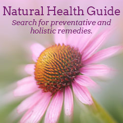 Natural Health Guide. Search for preventative remedies.
